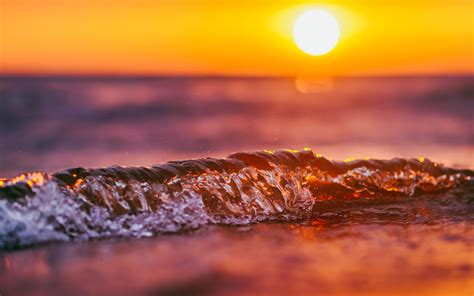 Wave Sunset Wallpaper,HD Nature Wallpapers,4k Wallpapers,Images ...