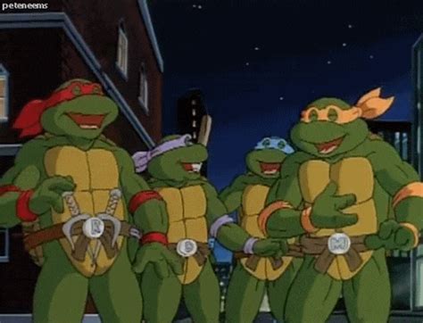 Teenage Mutant Ninja Turtles Laughing GIF - Find & Share on GIPHY