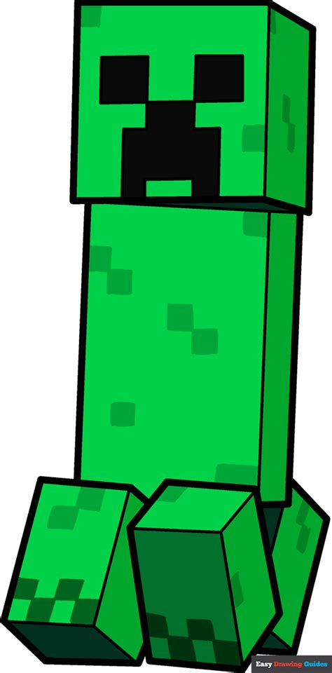 How to Draw a Minecraft Creeper - Really Easy Drawing Tutorial