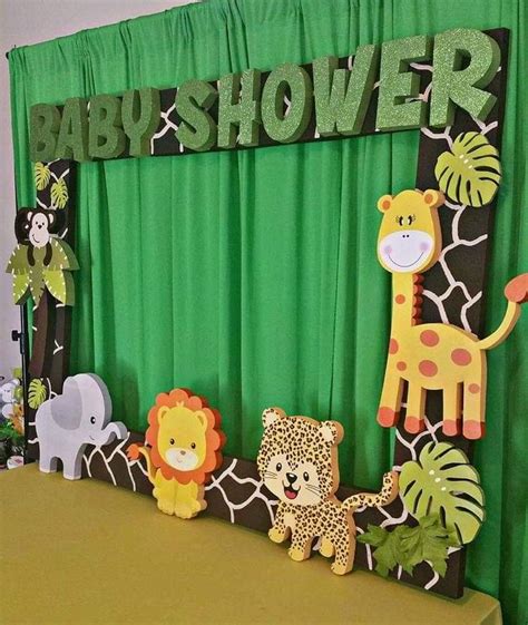 Marco para fotos safari. Baby Shower Decorations For Boys, Boy Baby Shower Themes, Baby Shower ...