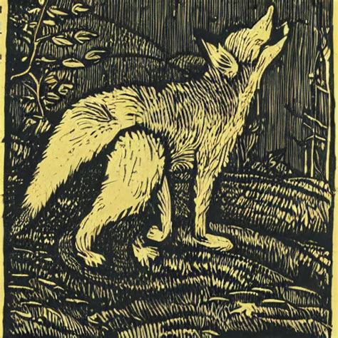 humanoid fox doing fieldwork, woodcut | Stable Diffusion | OpenArt