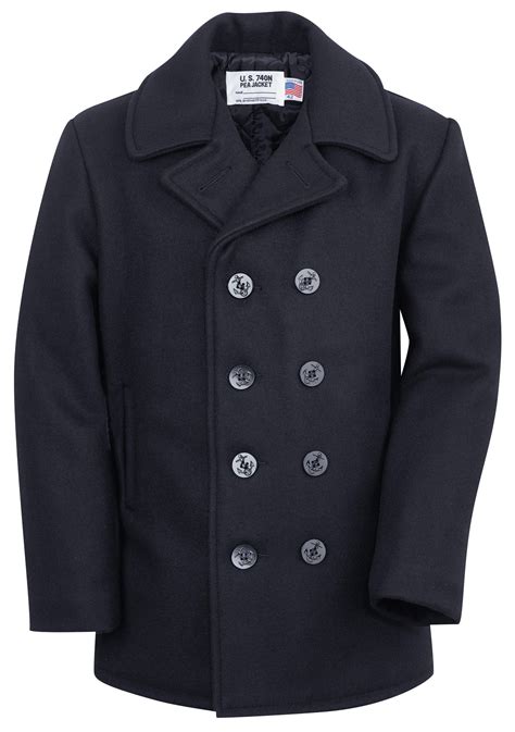 Uk Navy Pea Coat - Tradingbasis