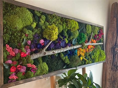 Moss Wall Art. Moss Wall. Extra Large Art. Preserved Moss. Vertical Garden. Art Home Decor. Art ...