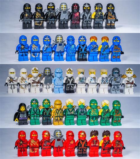 Ninjas from Lego Ninjago sets. | Flickr | Lego ninjago minifigures, Ninjago lego sets, Lego ninjago