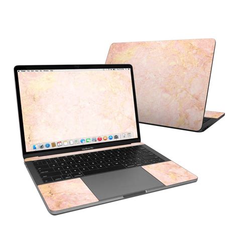 Rose Gold Marble MacBook Pro 13-inch 2016-2020 Thunderbolt Skin | iStyles