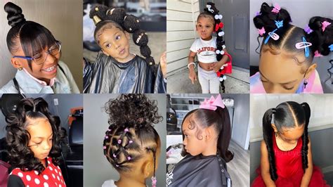 Ponytail Hairstyles For Natural Hair Kids/Easy Hairstyles For School | Cute 🥇 Own That Crown