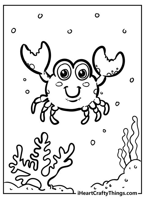 Underwater Sea Creatures Coloring Pages