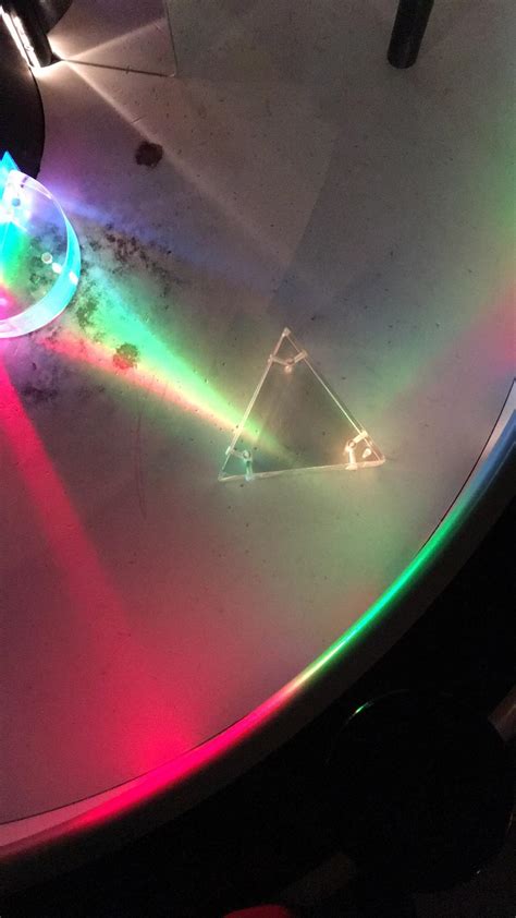 Light through a prism : r/Physics