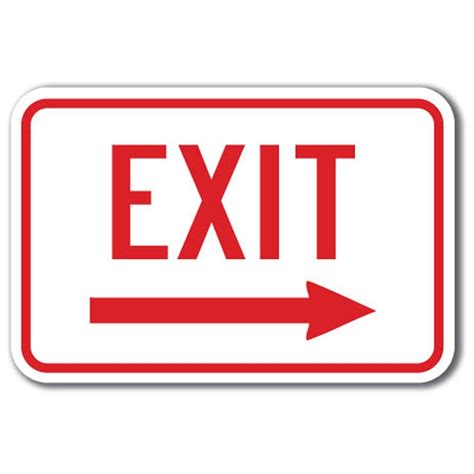 Exit Sign Clipart - Clipart Suggest