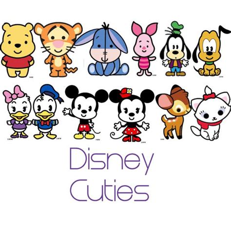 Kawaii Cute Disney Cartoon Characters - lvandcola