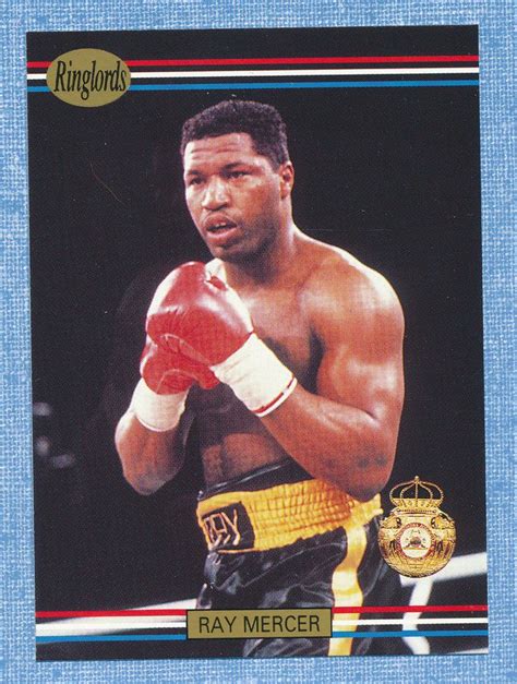 Ray Mercer boxer boxing 1991 Ringlords trading card #13 | World boxing, Trading cards, Mercer