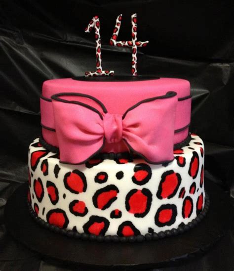 Pink Leopard Print Cake - CakeCentral.com