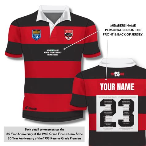 2023 Limited Edition Jersey Collection - North Sydney Bears