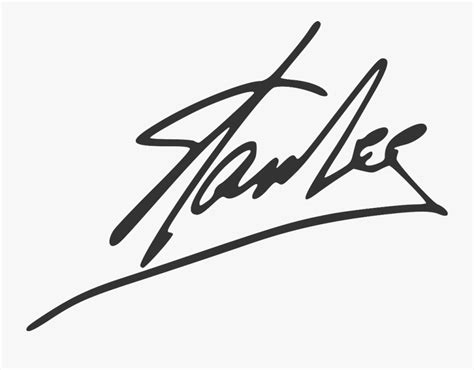 #stanlee #spiderman - Stan Lee Autograph , Free Transparent Clipart - ClipartKey