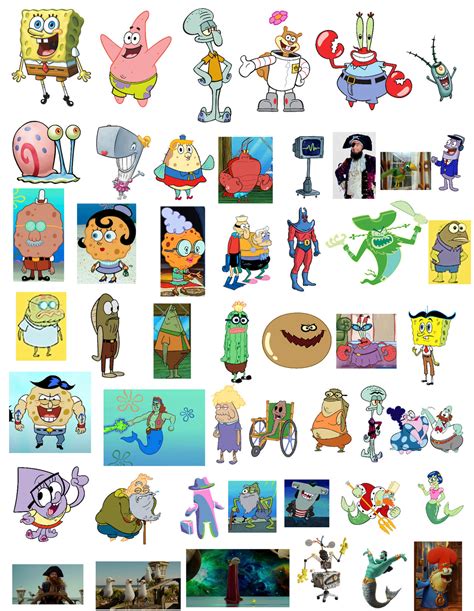 All SpongeBob SquarePants Characters by Estebanisawesome on DeviantArt