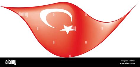 Turkey flag, vector illustration Stock Vector Image & Art - Alamy