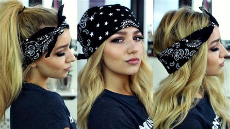 Womens hairstyles 2017: Bandana hairstyles