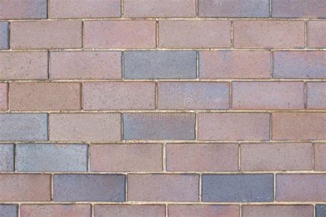 New Brick Wall in Brown Shades of Color Stock Photo - Image of pattern ...