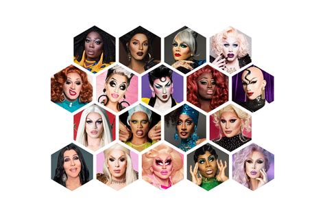 The 18 winners of RuPaul's Drag Race : rupaulsdragrace