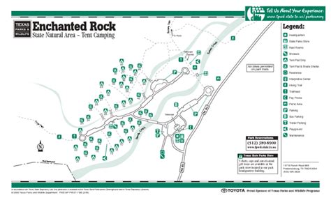 Hiking in austin!!! Enchanted Rock, Texas State Park Camping Map