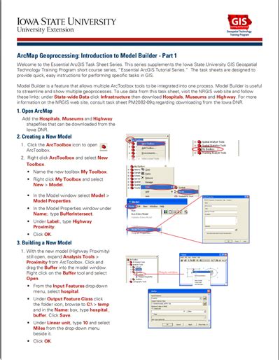 ArcMap Geoprocessing: Introduction to Model Builder - Part 1