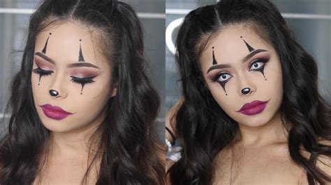 Easy Clown Halloween Makeup Tutorial - YouTube