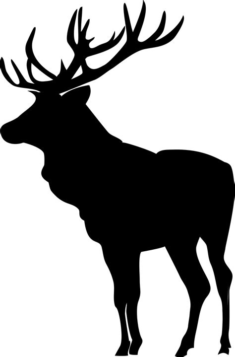 Elk Head Silhouette Clip Art at GetDrawings | Free download