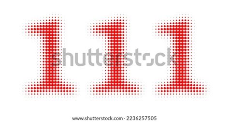 Number 111 Halftone Pop Art Style Stock Vector (Royalty Free) 2236257505 | Shutterstock