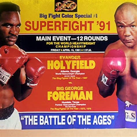 Top Rank Classics: Evander Holyfield vs George Foreman April 19th, 1991 - Official Replay ...