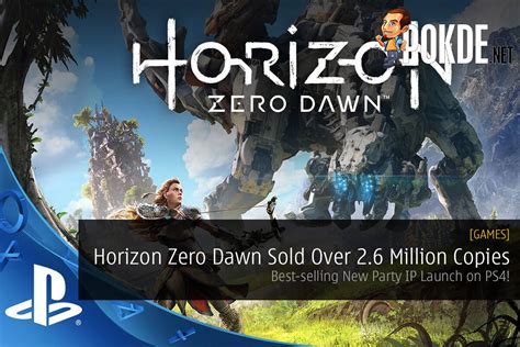 Horizon Zero Dawn Reaches New Milestone - 2nd Best Selling PS4 Game Of All Time – Pokde.Net