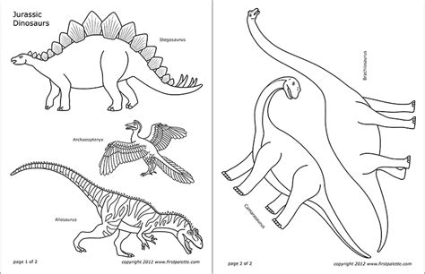 Free Dinosaur Templates To Print - FREE PRINTABLE TEMPLATES