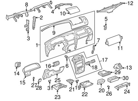 Instrument Panel for 2001 Toyota 4Runner | Toyota Parts