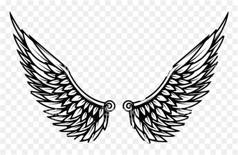 Eagle Wings Template Clipart , Png Download - Eagle Wings Silhouette, Transparent Png - vhv