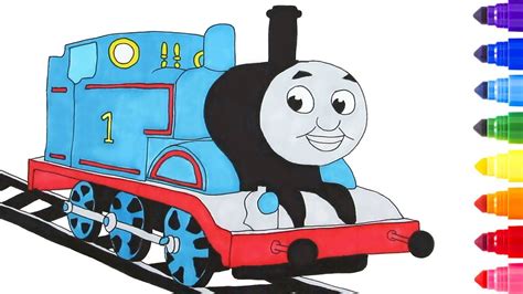 Thomas Train Drawing For Kids