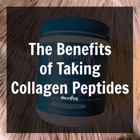 The Benefits of Taking Collagen Peptides