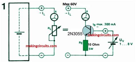 Adjustable Power Resistor Circuit