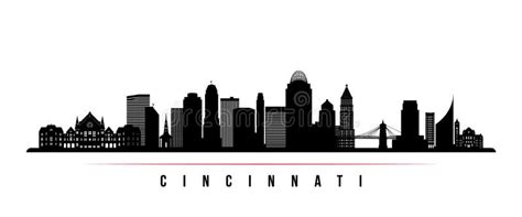 Cincinnati, Ohio. City Skyline Architecture Stock Vector - Illustration of panorama, apartament ...