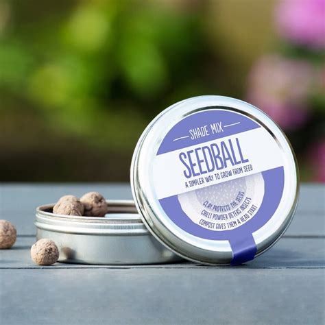 Seedball Shade Mix Seedball Tin - Peace With The Wild