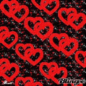 red glitter hearts Picture #117709713 | Blingee.com