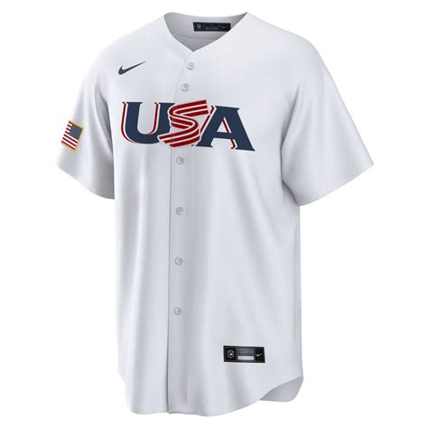 Nike Usa Baseball 2023 World Baseball Classic Replica Baseball Jersey - White | Editorialist