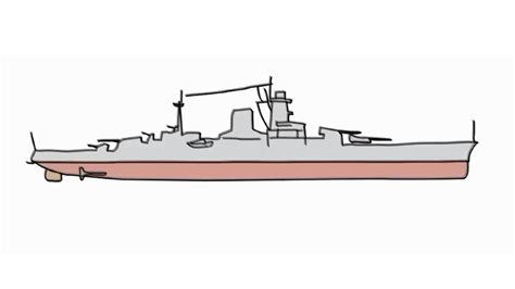 Easy To Draw Battleship