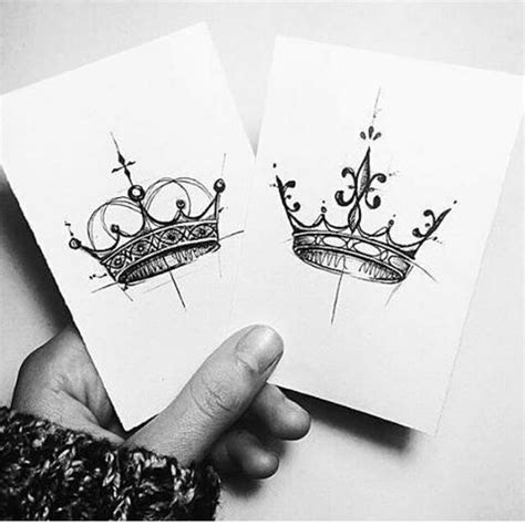 Princess Crown Drawing Tattoo