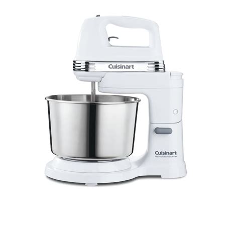 Cuisinart 3-1/2-Quart White and Stainless Hand/Stand Mixer in the Stand Mixers department at ...