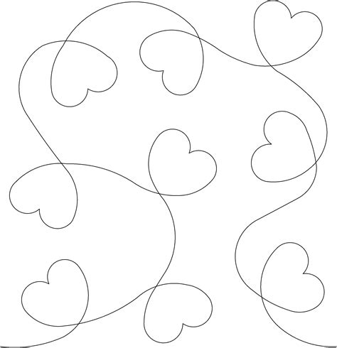 Heart Template For Quilting