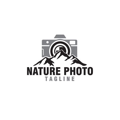 nature photography logo design vector template 35769474 Vector Art at Vecteezy