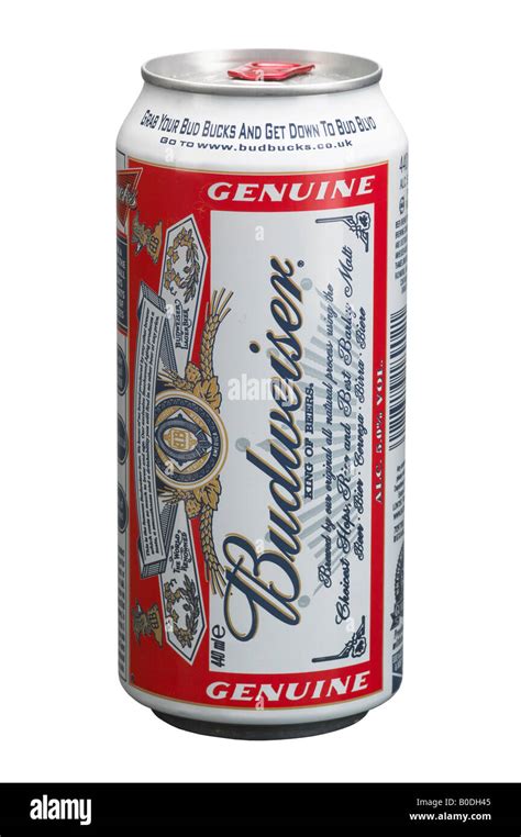 BUDWEISER BEER CAN Stock Photo - Alamy