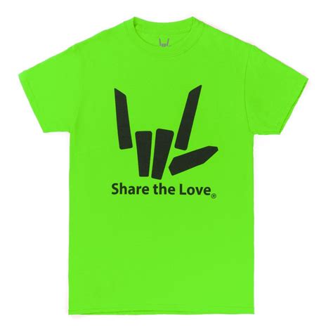 Stephen Sharer Lime Youth Tee - Share The Love