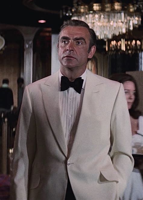 Sean Connery White Tuxedo Goldfinger James Bond Suit ...