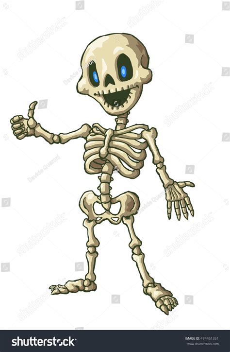 Happy Halloween Skeleton Stock Vector (Royalty Free) 474451351