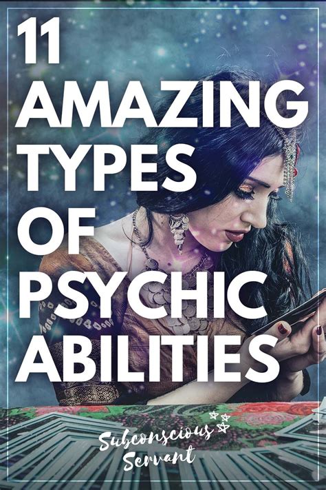 11 Amazing Types of Psychic Abilities | Psychic abilities, Psychic, Psychic development